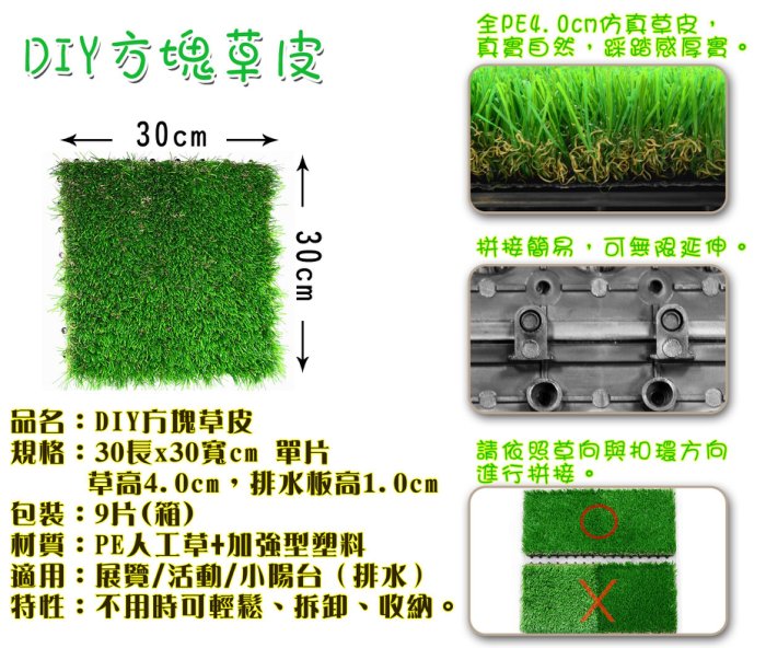 草皮達人[Masturf]-DIY方塊景觀草