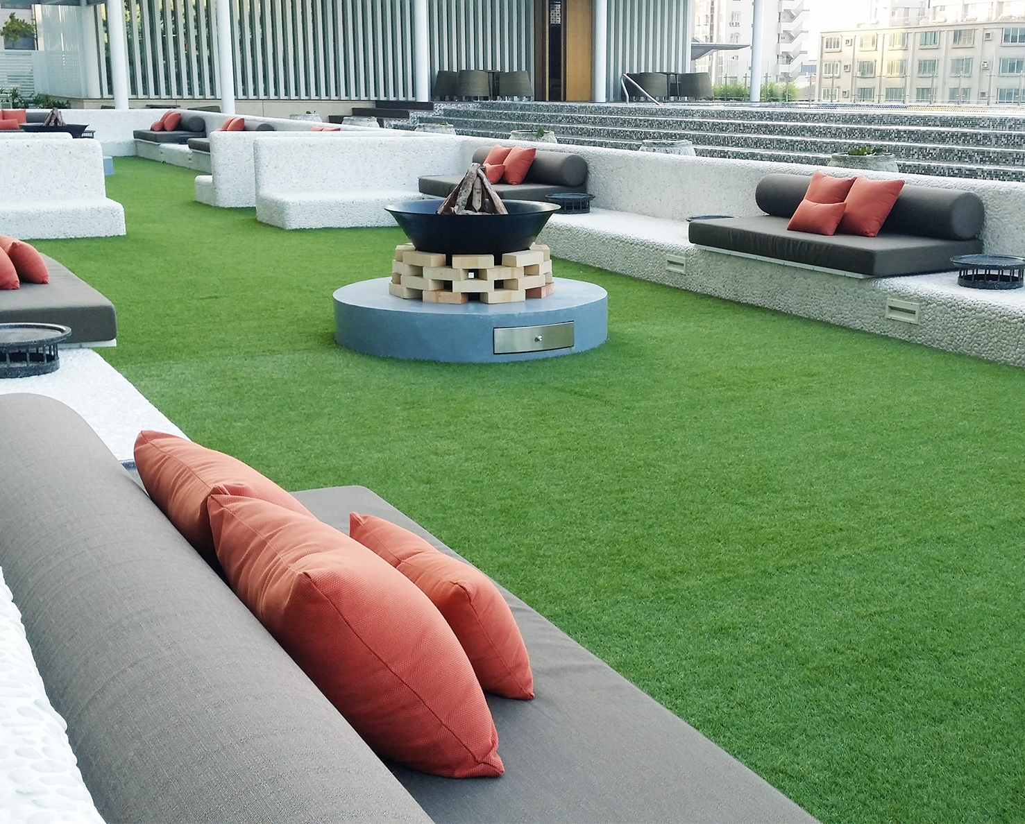 草皮達人[Masturf]-台南晶英酒店－戶外露臺泳池