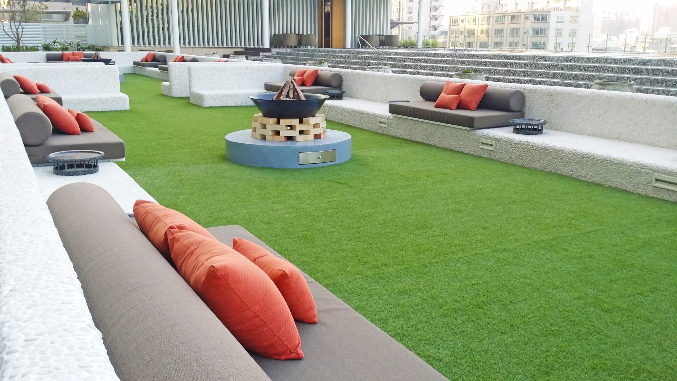 草皮達人[Masturf]-台南晶英酒店－戶外露臺泳池